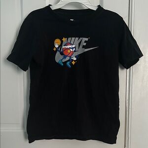 Nike Kids Black Tee with Fun Graphic